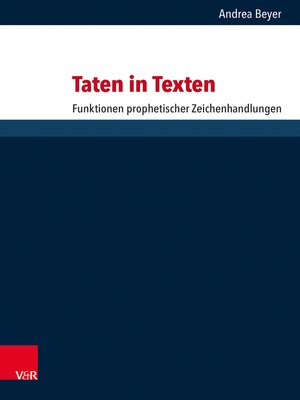 cover image of Taten in Texten